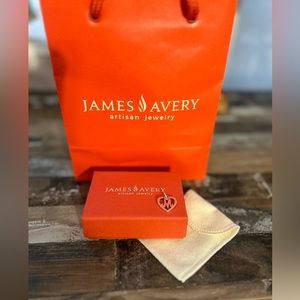 James Avery Heart Initial Charm